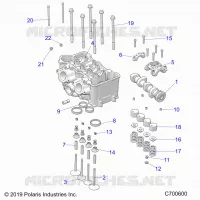 ENGINE, CULASSE AND VALVES