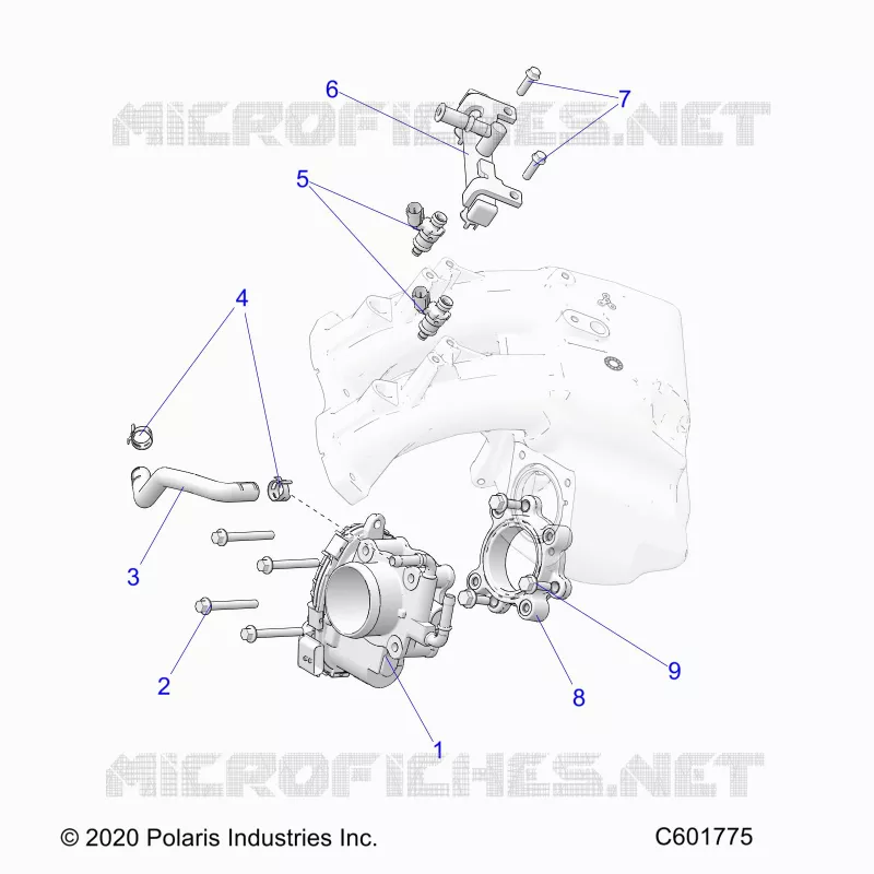 SYSTÃˆME D'ALIMENTATION, THROTTLE BODY/FUEL RAIL