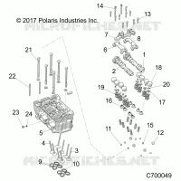 CYLINDRE HEAD AND VALVES
