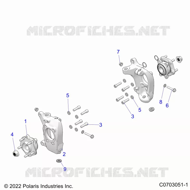 SUSPENSION AVANT CARRIER AND HUB