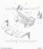 CAPOT, LINER, FRONT FENDERS, A PILLARS