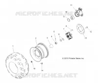 ROUES, REAR TIRE AND BRAKE DISC