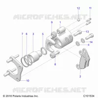 FREIN ARRIERE CALIPERS