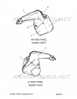 PANNEAUX LATERAUX FOAM/FABRIC