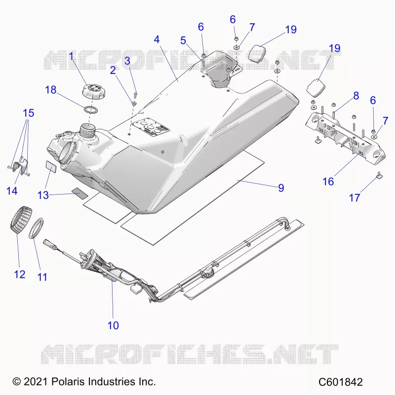SYSTÃˆME D'ALIMENTATION, FUEL TANK ASM.