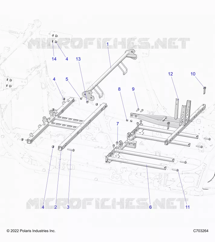 CHASSIS, SEAT AND CENTER FIXATION CONSOLE