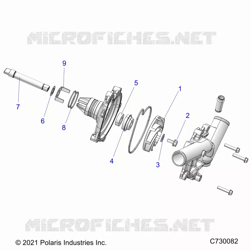 MOTEUR, WATERPUMP ASSEMBLY