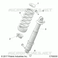 SUSPENSION ARRIERE SHOCK MOUNTING