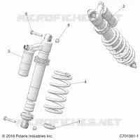 SUSPENSION, AMORTISSEUR AVANT MOUNTING