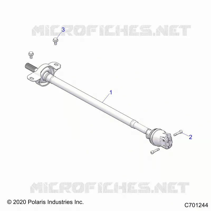 SYSTÃˆME DE TRANSMISSION, FRONT PROP SHAFT