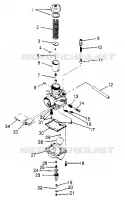 CARBURATEUR WIDETRAK LX 0952064 and  EUROPEAN WIDETRAK LX E952064 (4928942894C012)