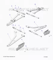 SUSPENSION AVANT CONTROL ARMS