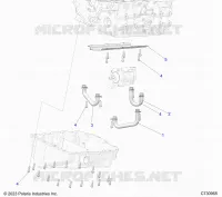 MOTEUR, OIL TUBES