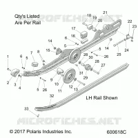 SUSPENSION, FIXATION RAIL