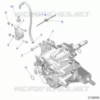 SYSTÃˆME DE TRANSMISSION, MAIN GEARCASE MOUNTING