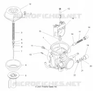 MOTEUR, CARBURATEUR, UPPER