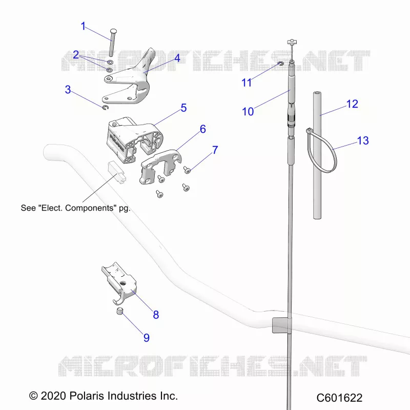 MOTEUR, THROTTLE CONTROL ASM.