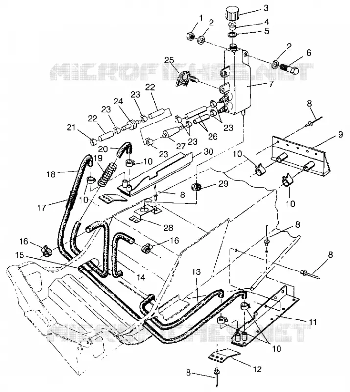SYSTÈME DE REFROIDISSEMENT WIDETRAK LX 0962064 and EUROPEAN WIDETRAK LX E962064 (4931643164C006)