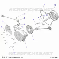 MOTEUR, STATOR AND COVER