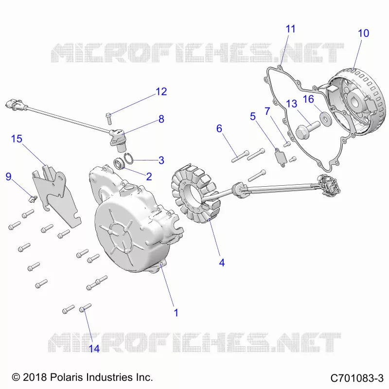 MOTEUR, STATOR AND COVER