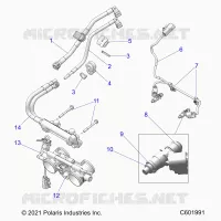 SYSTÃˆME D'ALIMENTATION, RAIL, LINES AND THROTTLE BODY