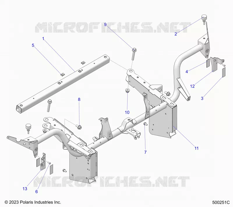 CHASSIS, FRONT CADRE ASM. (USA ONLY)