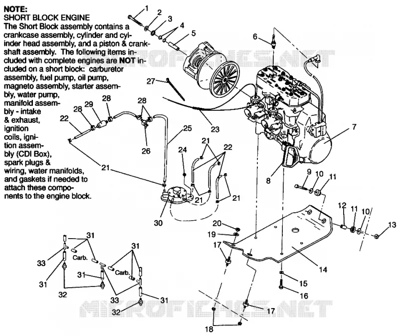 SUPPORT MOTEUR 440 XCR 0961660 (4932113211C003)