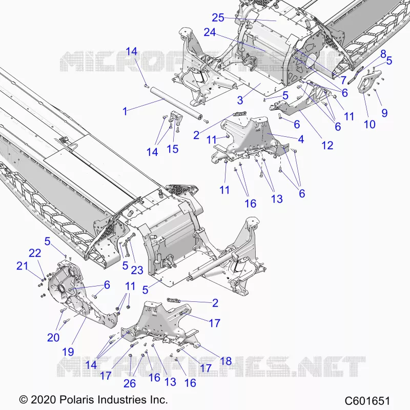 CHASSIS, BULKHEAD ASM.