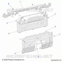 CARROSSERIE ARRIERE CLOSEOFF, CENTER PANELS