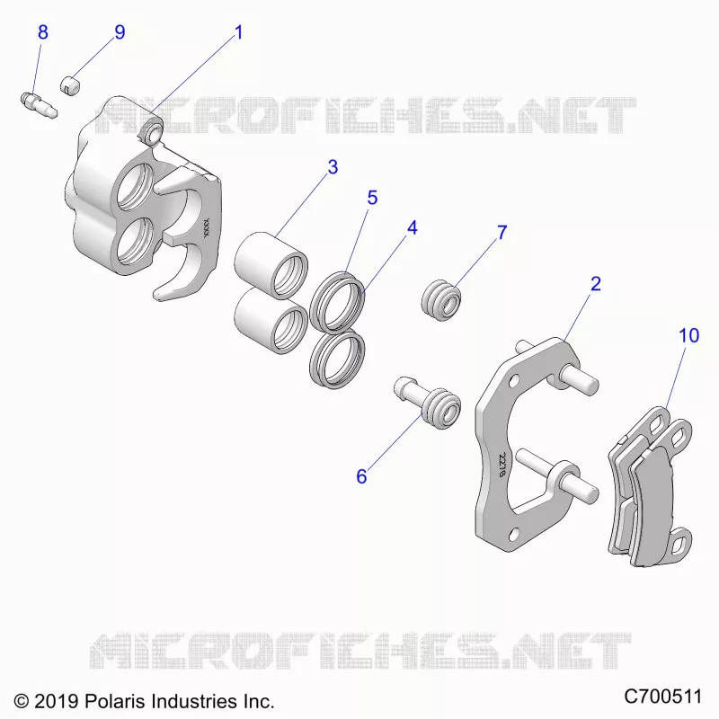 BRAKES, ETRIER DE FREIN ARRIERE