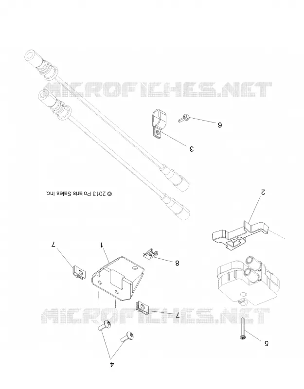 ELECTRICITE, IGNITION COIL MOUNTING