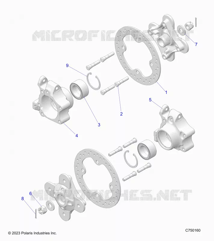 SUSPENSION, PORTE BAGAGES ARRIERE AND HUB