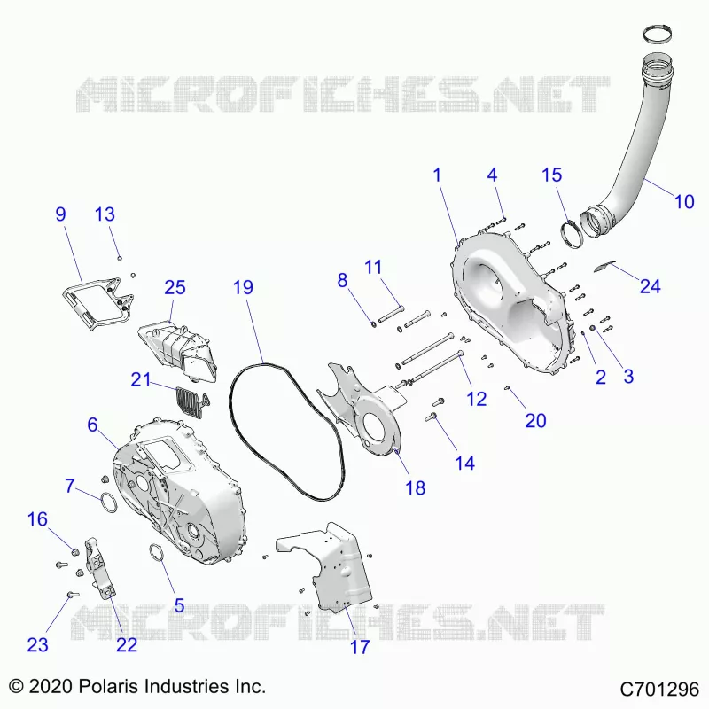 SYSTÃˆME DE TRANSMISSION, CLUTCH COVER AND DUCTING