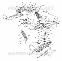 SUSPENSION AVANT AND SKI XLT SPECIAL (XTRA) 0946767 (4927112711011A)