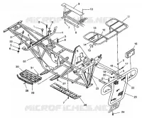 PARE CHOCS / PORTE PAQUET MOUNTING 6X6 350L W938739 (4924062406003A)