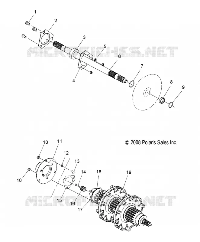 SYSTÈME DE TRANSMISSION, JACKSHAFT AND ARBRE DE TRANSMISSION 