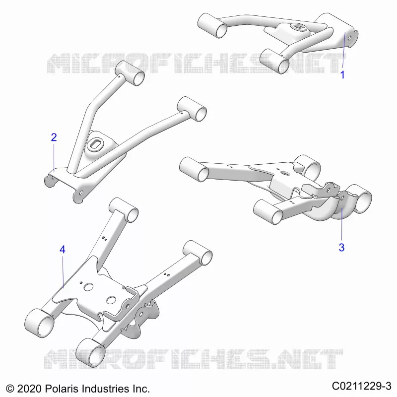 SUSPENSION ARRIERE CONTROL ARMS