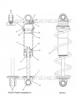 AMORTISSEUR AVANT (CLEAR COIL OVER)