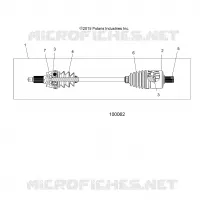 SYSTÈME DE TRANSMISSION, DRIVE SHAFT, FRONT