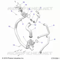 MOTEUR, WATERPUMP AND BYPASS