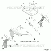 CAPOT AND FRONT BODY WORK, RIDE COMMAND
