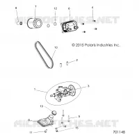 ENGINE, OIL PUMP AND ECHANGEUR D'HUILE