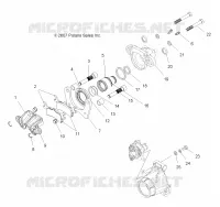 FREIN ARRIERE CALIPERS