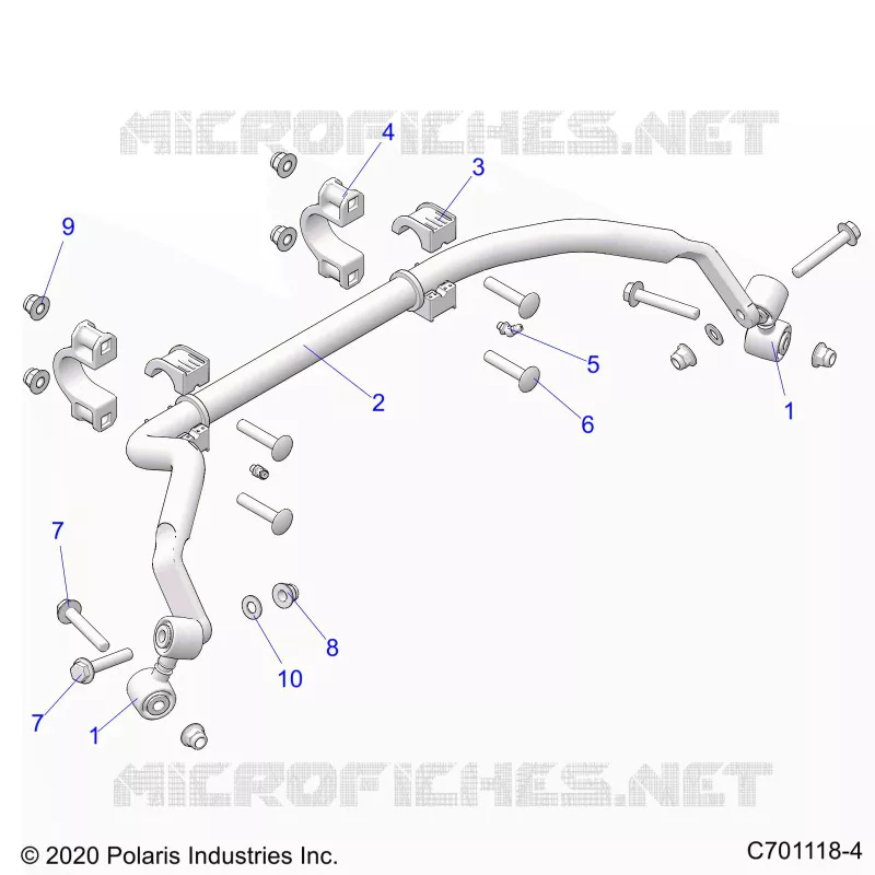 SUSPENSION, REAR BARRE STABILISATRICE