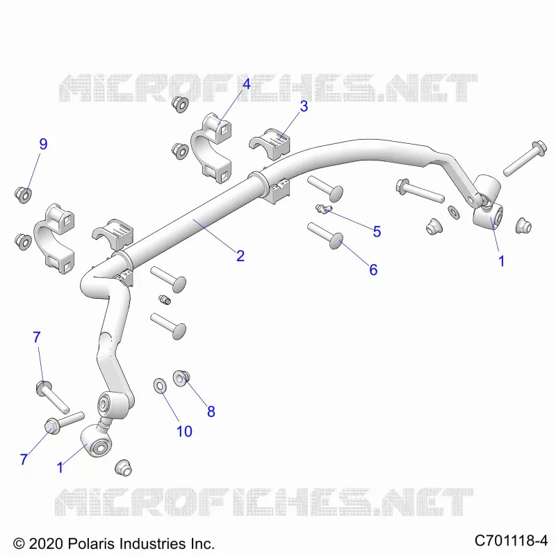 SUSPENSION, REAR BARRE STABILISATRICE