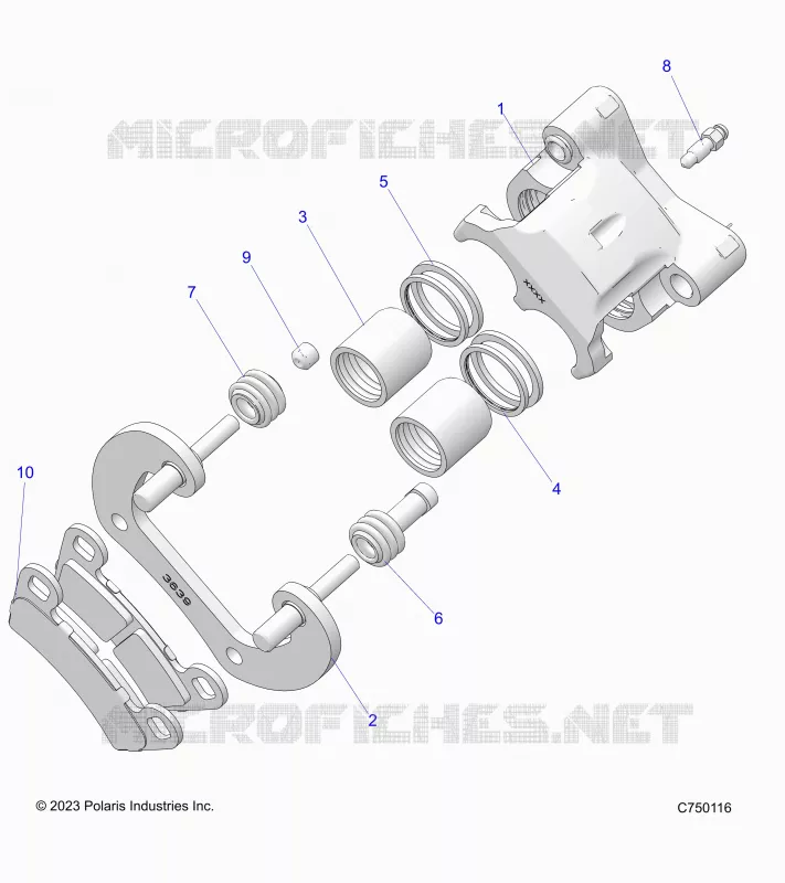 BRAKES, ETRIER DE FREIN ARRIERE