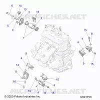 MOTEUR, MOUNTING & LONG BLOCK