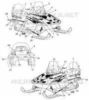 EMBLEMES ULTRA TOURING 0975378 and EUROPEAN ULTRA TOURING E975378 (4938133813B003)