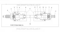 DRIVE TRAIN, TRANSMISSION AVANT SHAFT