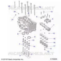 ENGINE, CULASSE AND VALVES